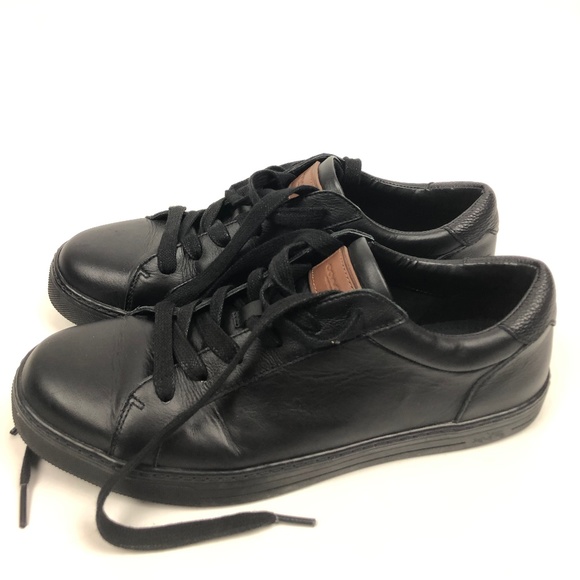 Coach Other - COACH Men's Black Leather Lace Up Casual Shoes
